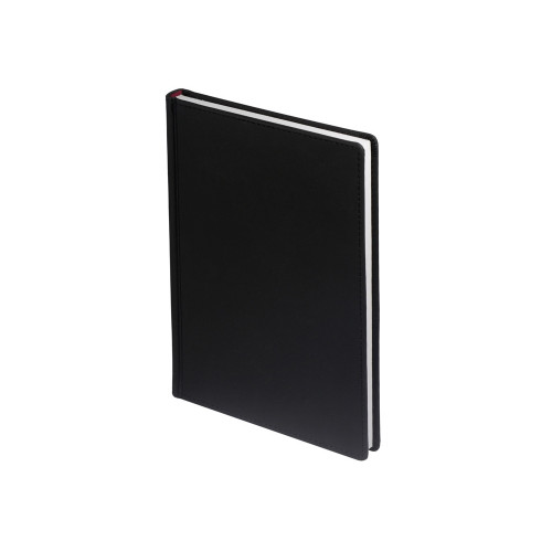 Ежедневник А5 датированный Velvet 2026, черный