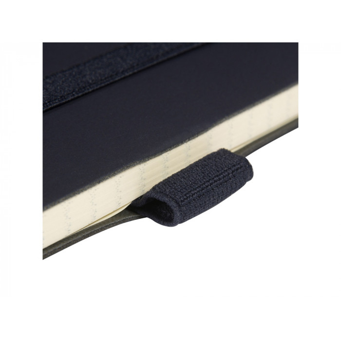 Блокнот А5  City Flex на резинке, темно-синий navy