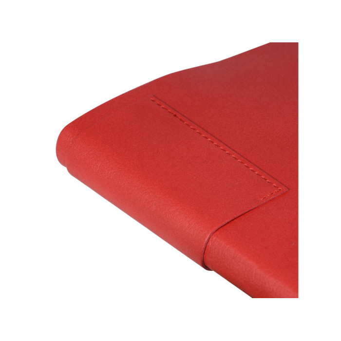 Ежедневник недатированный  А5 LONDON красный/темно-серый