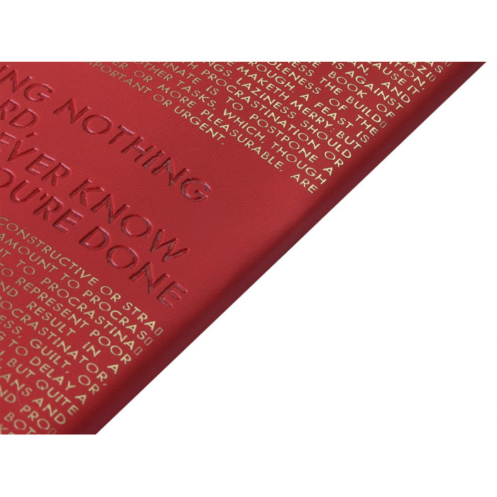 Ежедневник недатированный А5 Bilbao, красный