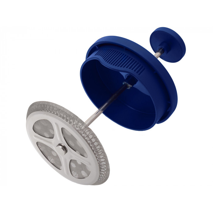 Пластиковый френч-пресс Intense, 600мл, темно-синий