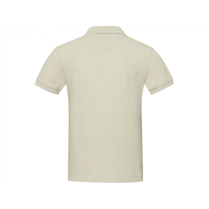 Emerald поло унисекс с коротким рукавом из переработанных материалов Aware™. - Бежевый