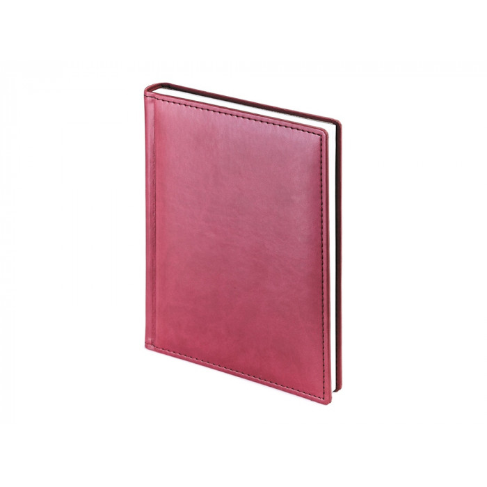 Ежедневник А5 датированный Velvet 2026, бордовый