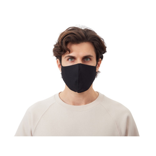 Хлопковая защитная маска для лица многоразовая анатомической формы без шва