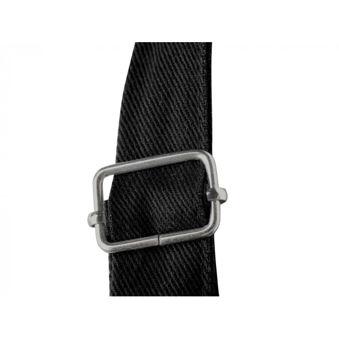 Хлопковый фартук Delight с карманом и регулируемыми завязками, черный