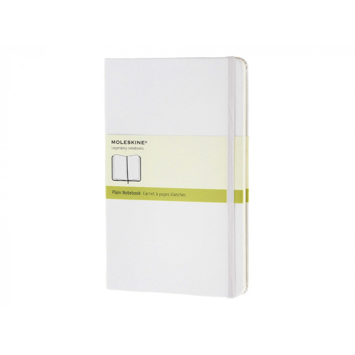 Записная книжка Moleskine Classic (нелинованный) в твердой обложке, Large (13х21см), белый
