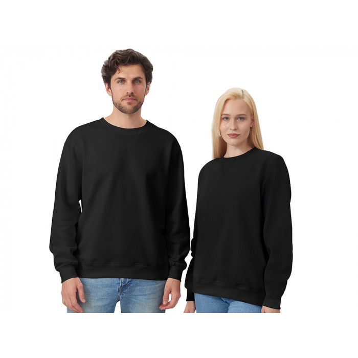 Свитшот оверсайз Lisbon унисекс, черный