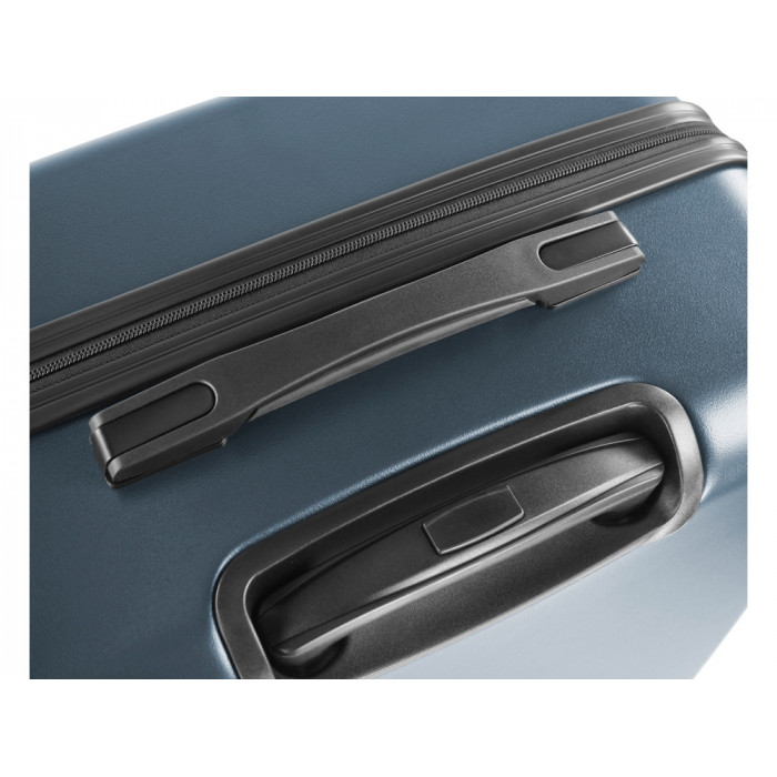 Чемодан BUGATTI Kallisto, синий, АБС-пластик, 44,5х26х63,5 см, 65 л