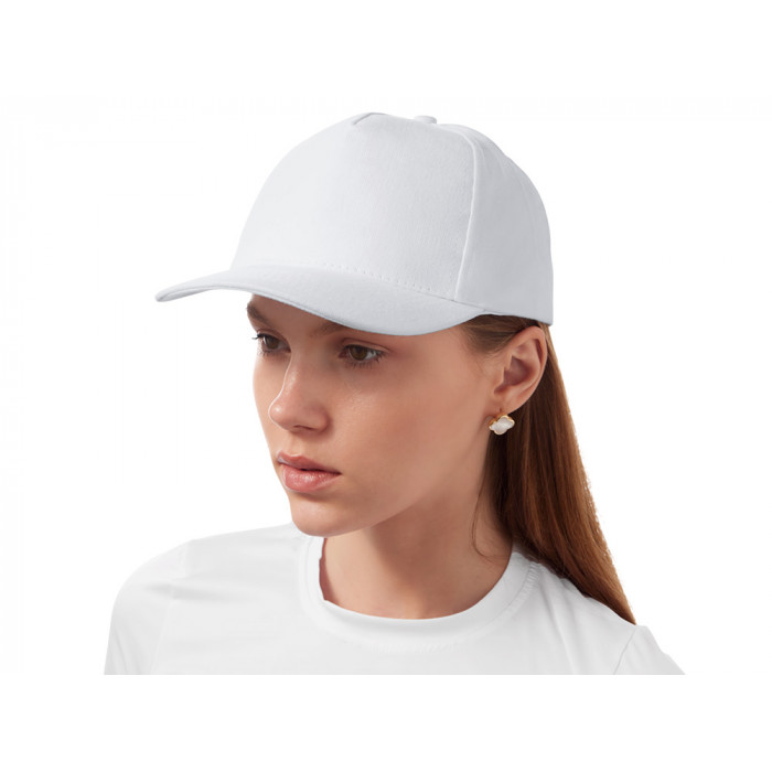 Бейсболка Florida 5-ти панельная, белый