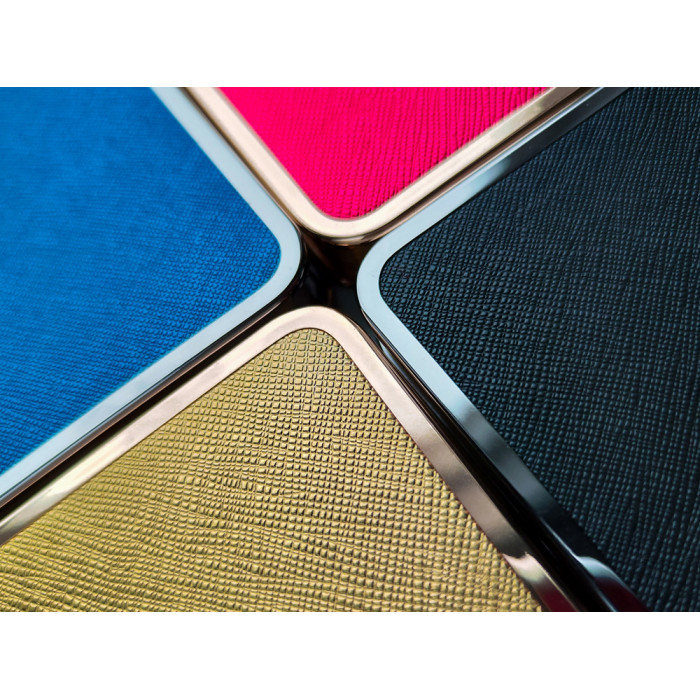 Ежедневник А5 недатированный Bridge, синий/серебристый