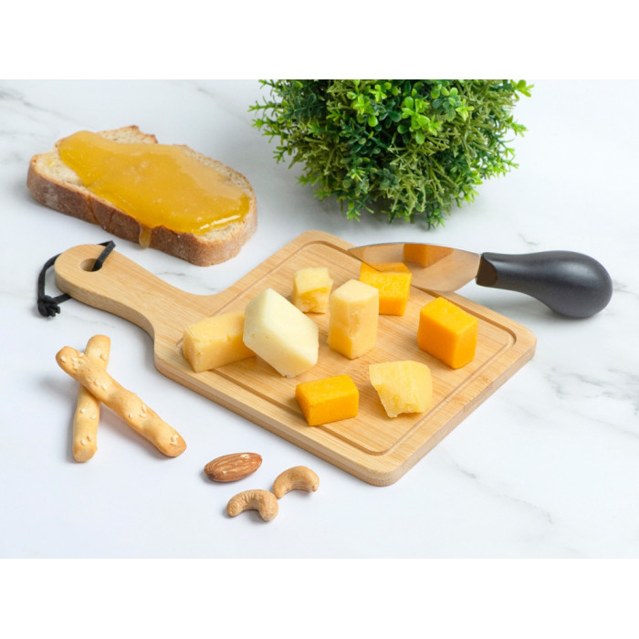 Набор для сыра из бамбуковой доски и ножа Bamboo collection Pecorino