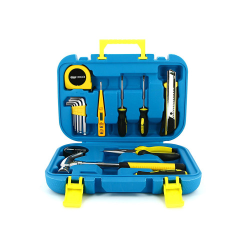 Набор инструментов Stinger, 15 инструментов, в пластиковом кейсе, 290х205x75 мм, синий