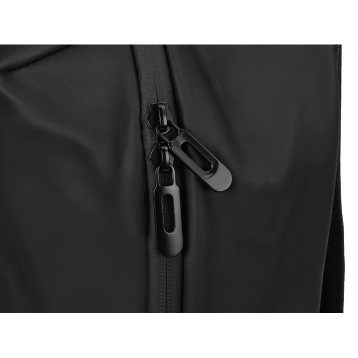 Рюкзак Glam для ноутбука 15'' из мягкой экокожи, черный