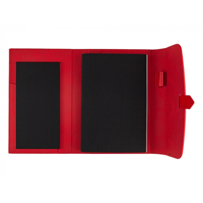 Ежедневник недатированный А5 Senate с магнитным клапаном, красный