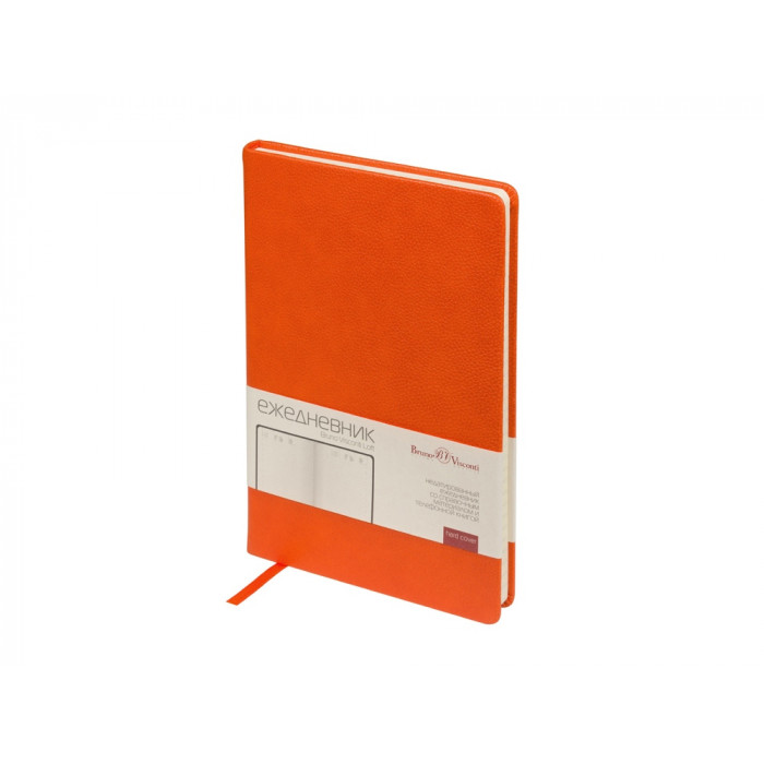 Ежедневник недатированный А5 Loft, оранжевый