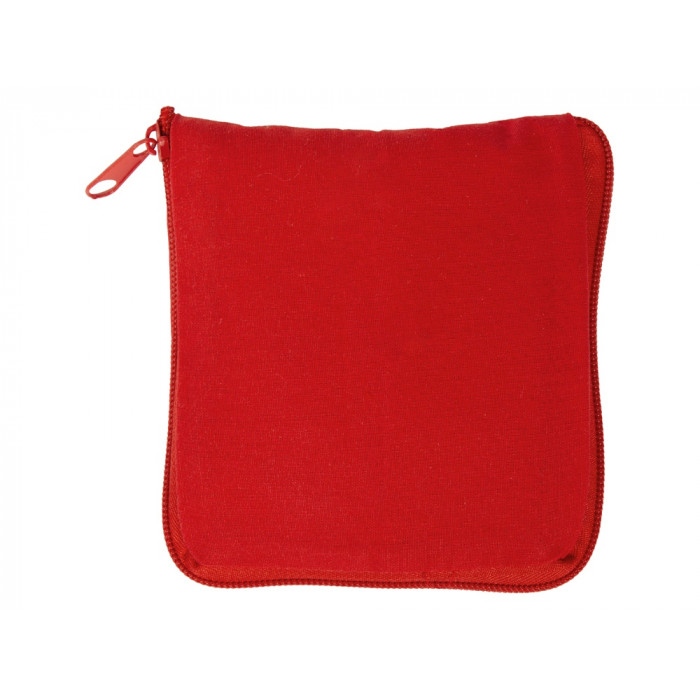 Складывающаяся сумка Skit из хлопка на молнии, красный