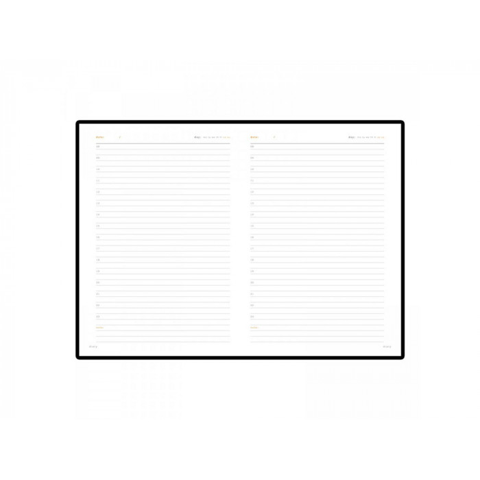 Ежедневник А5 недатированный Polo, красный