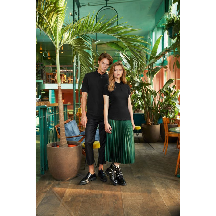 Рубашка поло Safran зеленая, размер XXL