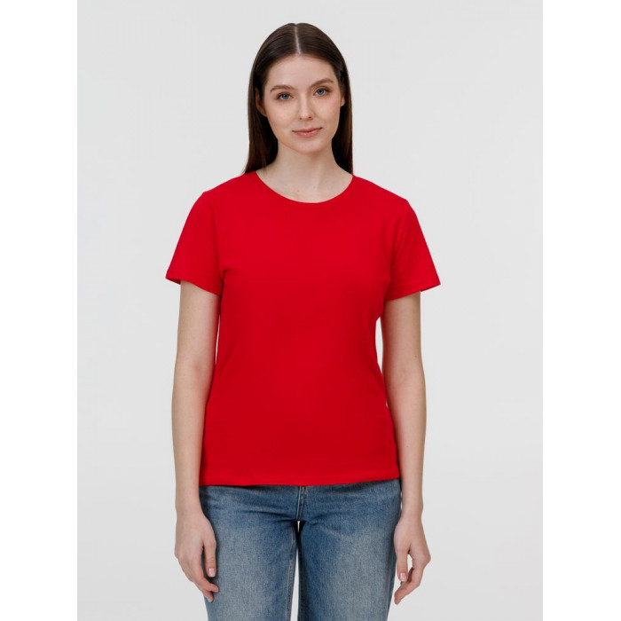 Футболка E150 женская оранжевая, размер XXL