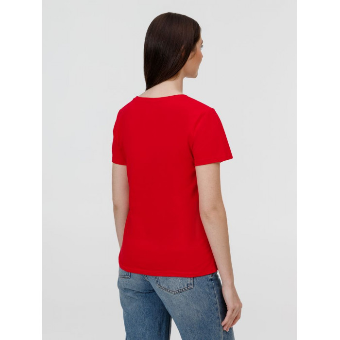 Футболка E150 женская оранжевая, размер XXL