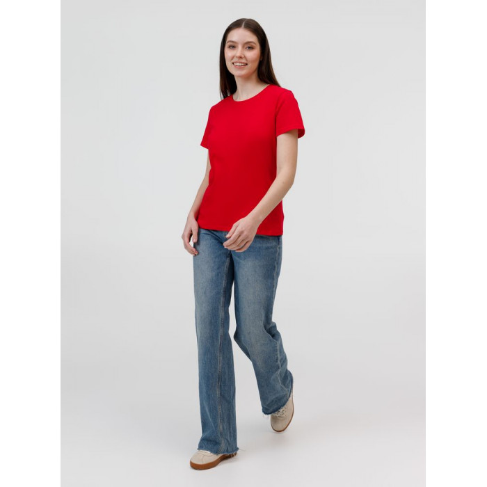 Футболка E150 женская оранжевая, размер XXL