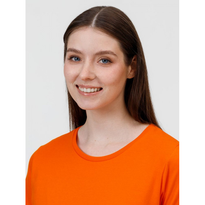Футболка E190 женская оранжевая, размер XXL