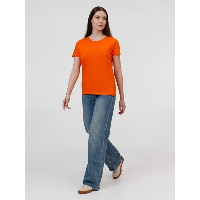 Футболка E190 женская оранжевая, размер XXL