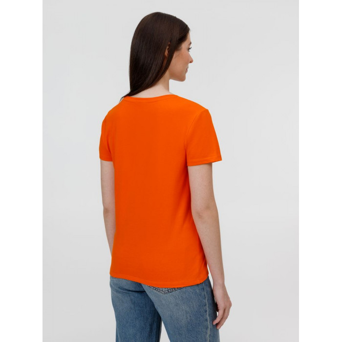 Футболка E190 женская оранжевая, размер XXL