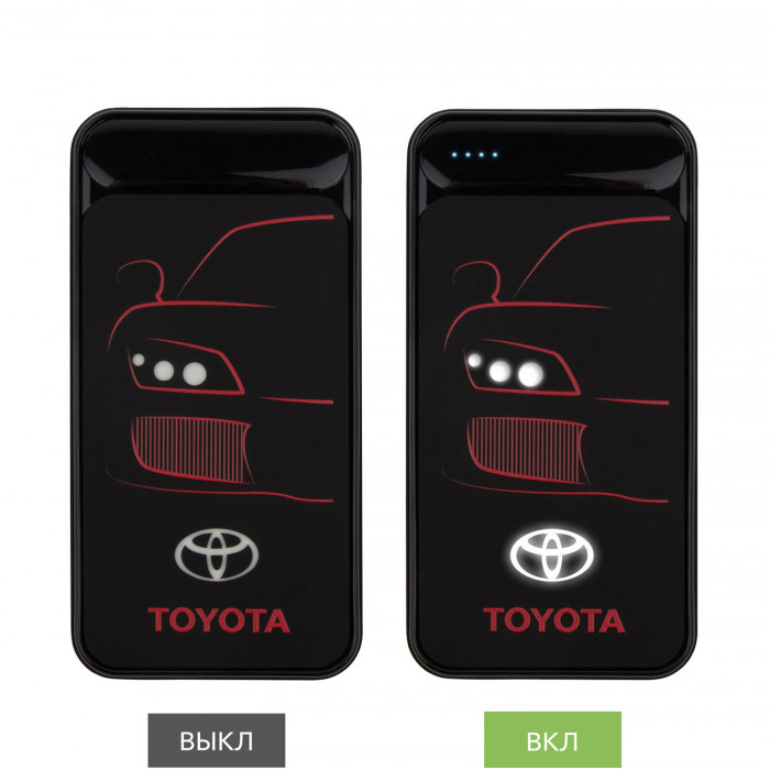 Внешний аккумулятор с подсветкой Starlight Plus PB 10000 mAh, черный