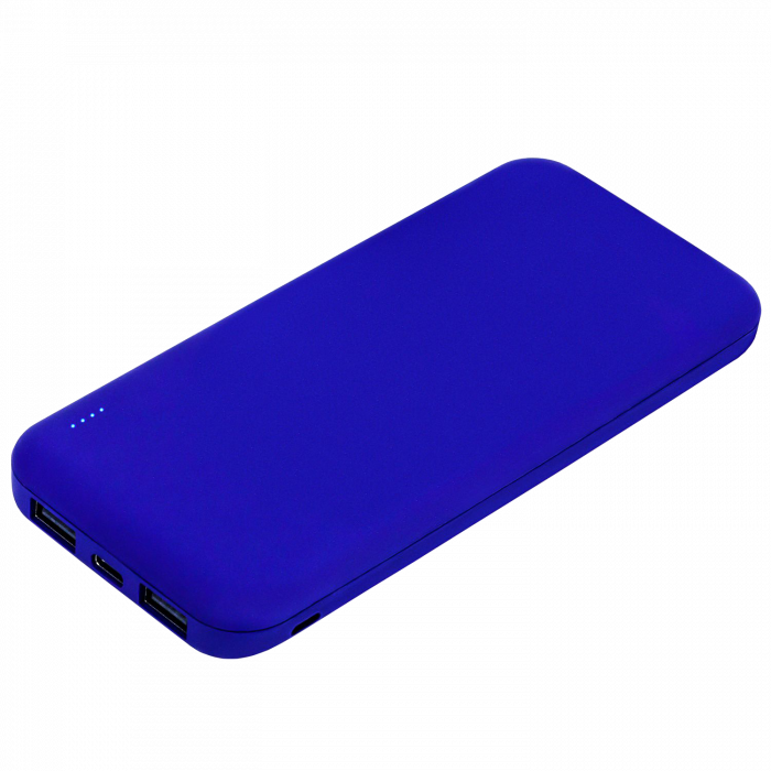 Внешний аккумулятор с подсветкой Luce Ultramarine 10000 mAh, ярко-синий