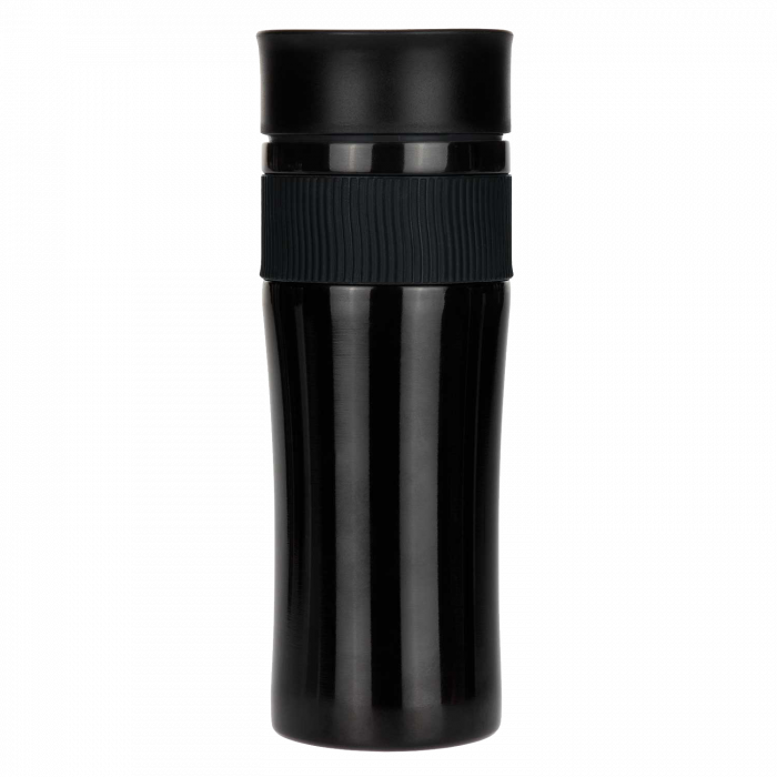 Термокружка вакуумная Polo, черная