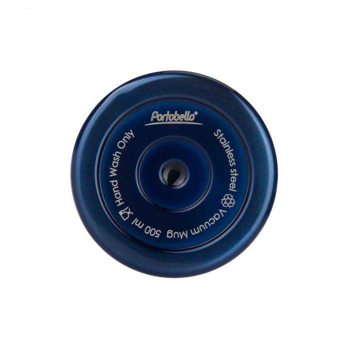 Термокружка вакуумная Polo, синяя