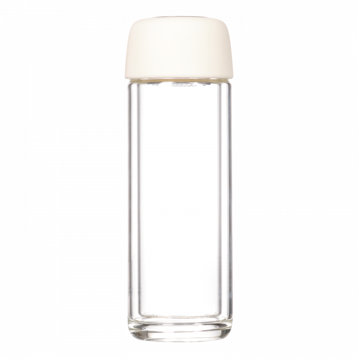 Бутылка стеклянная с двойными стенками Bianca, белая