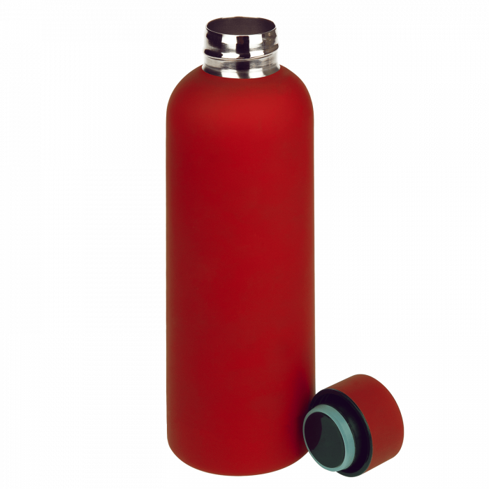 Термобутылка вакуумная герметичная Prima, красная