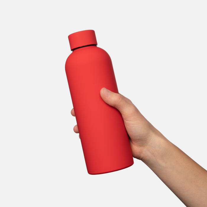 Термобутылка вакуумная герметичная Prima, красная