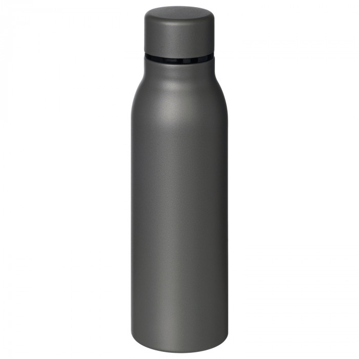 Термобутылка вакуумная герметичная Sorento, серая, зернистое покрытие