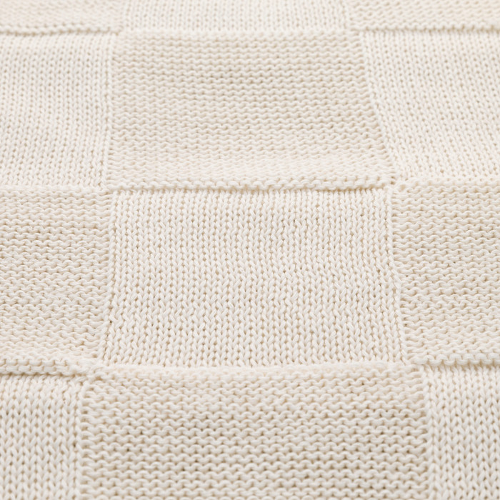 Плед Cella вязаный, бежевый (без подарочной коробки)