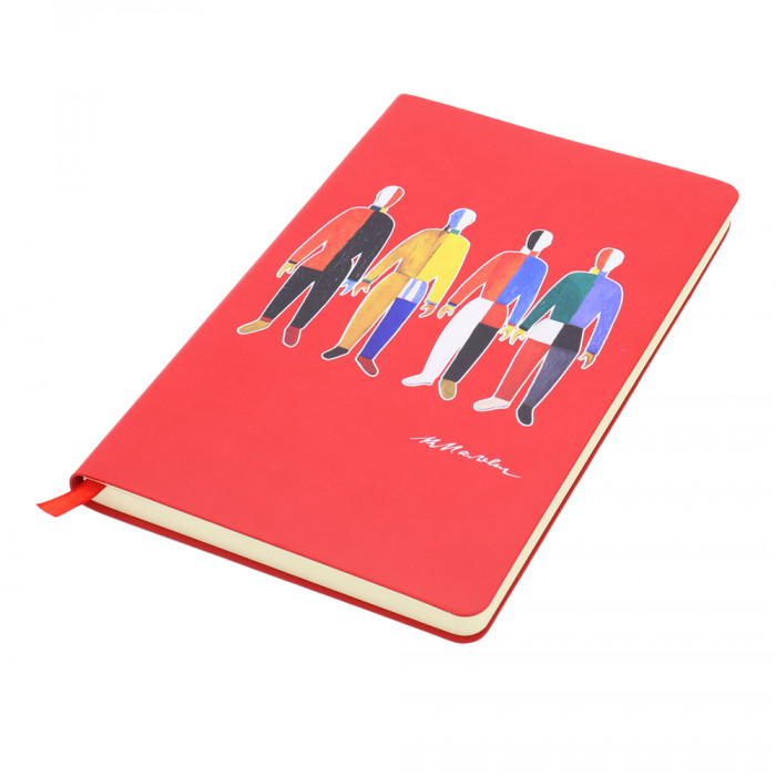 Блокнот A5 Molto в мягком переплёте, красный