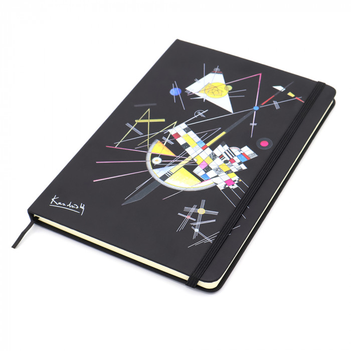 Блокнот A5 Monte в твёрдом переплёте, черный