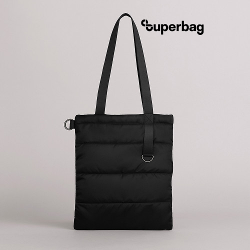Шоппер Superbag Bubble New (черный)