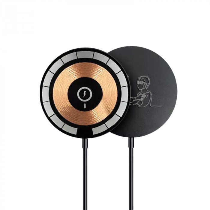 Беспроводное магнитное зарядное устройство Aphia 15W, прозрачный