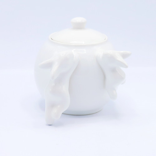 Сахарница с кроликами (NEW), 1000 мл, Белый