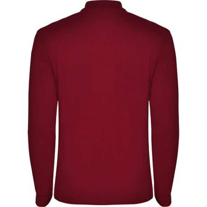 Футболка поло ESTRELLA L/S мужская, ГРАНАТОВЫЙ 2XL