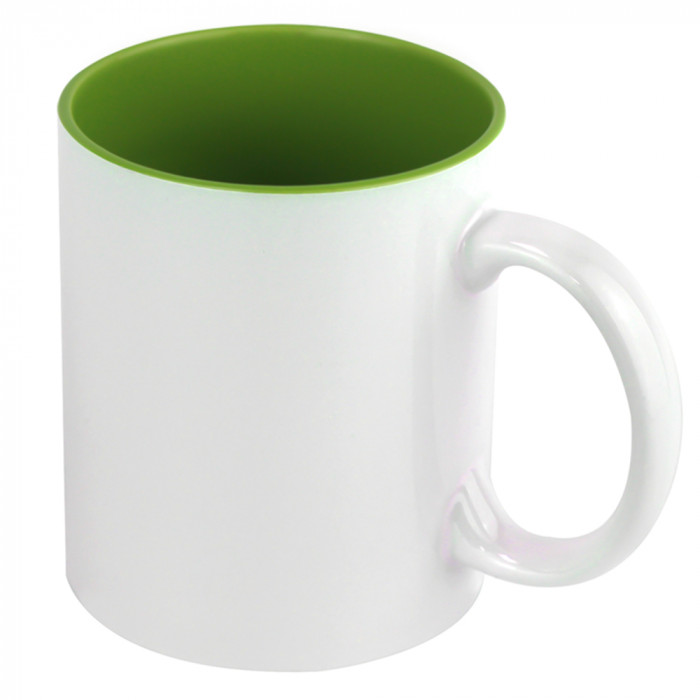 Кружка керамическая Честер, сублимация, зеленая