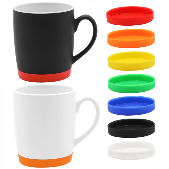 Манжета силиконовая для кружки Make Me, красный