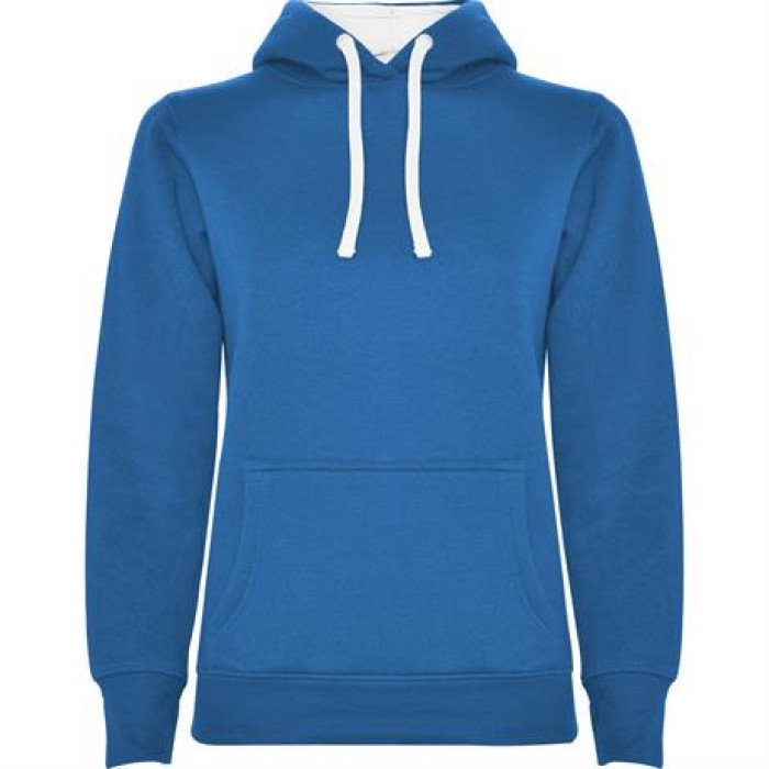 Толстовка URBAN WOMAN женская, КОРОЛЕВСКИЙ СИНИЙ/БЕЛЫЙ 2XL