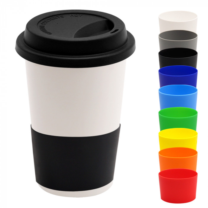 Манжета силиконовая для кружки Magic, черный