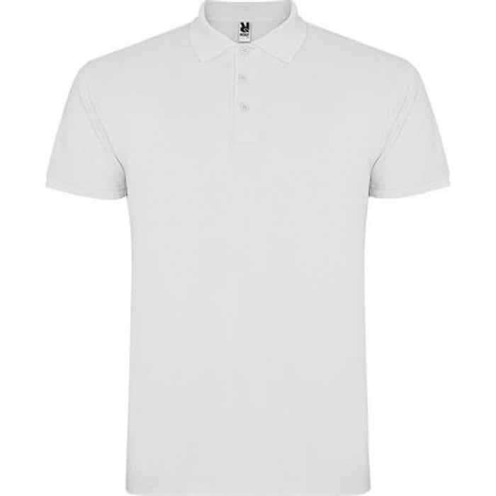 Футболка поло STAR мужская, БЕЛЫЙ 2XL