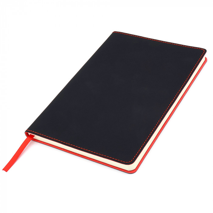 Блокнот A5 Blackjack в мягком переплёте, красный