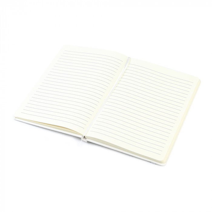 Блокнот A5 Monte в твёрдом переплёте, белый